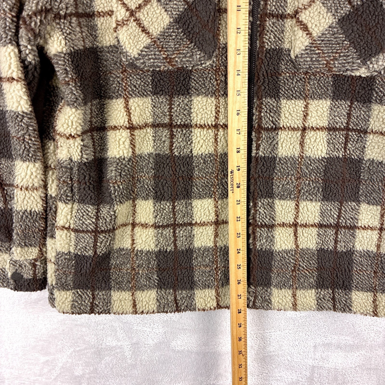 Katin Jacket Mens M Brown Plaid Anderson Sherpa Outdoors Hiking Preppy Huckberry — image 8 of 8